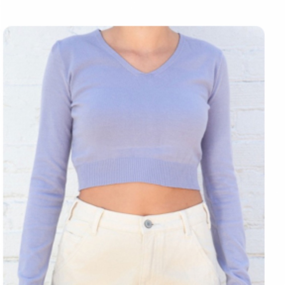 BrandyMelville Linda top! Light purple!